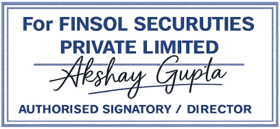 For FINSOL SECURITIES PRIVATE LIMITED — Authorised Signatory